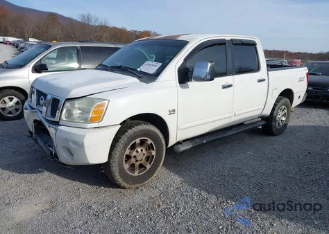 2004 Nissan Titan Le from USA, damaged, VIN 1N6AA07B34N583176